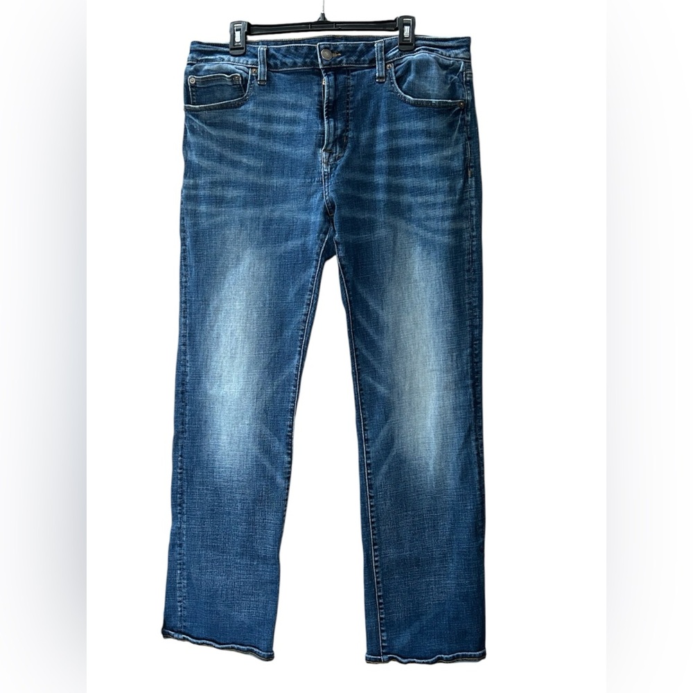 American Eagle Next Level Flex Original Bootcut Denim Jeans Size 36 X 34 - Picture 3 of 13